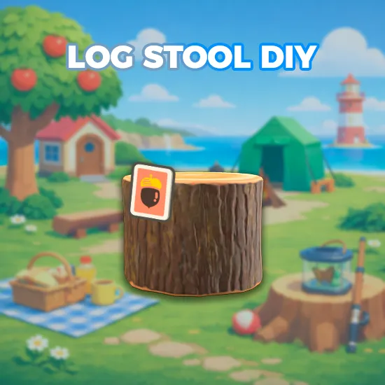 Log Stool DIY