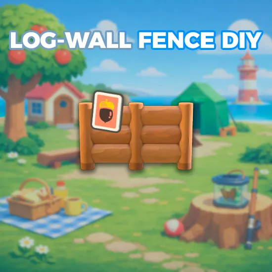Log-Wall Fence DIY