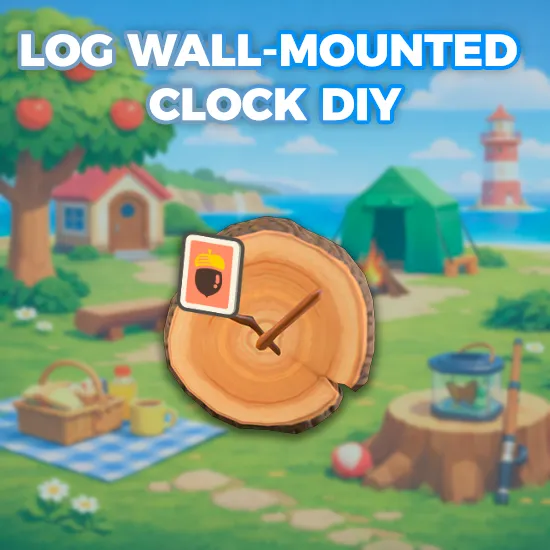 Log Wall-Mounted Clock DIY