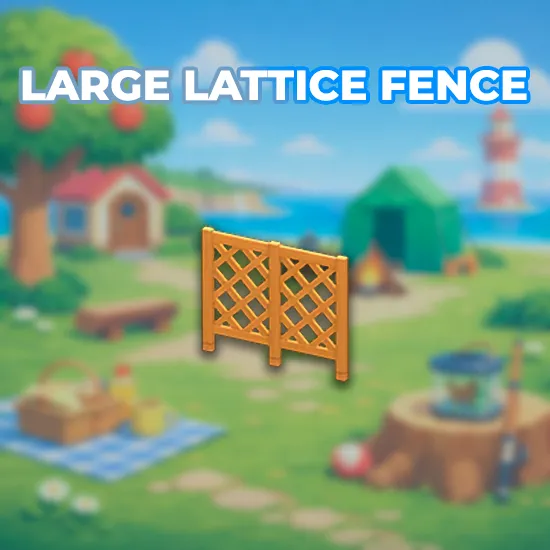 Large Lattice Fence