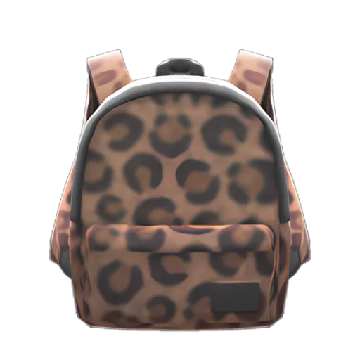 Leopard-Print Backpack