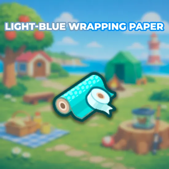 Light-Blue Wrapping Paper