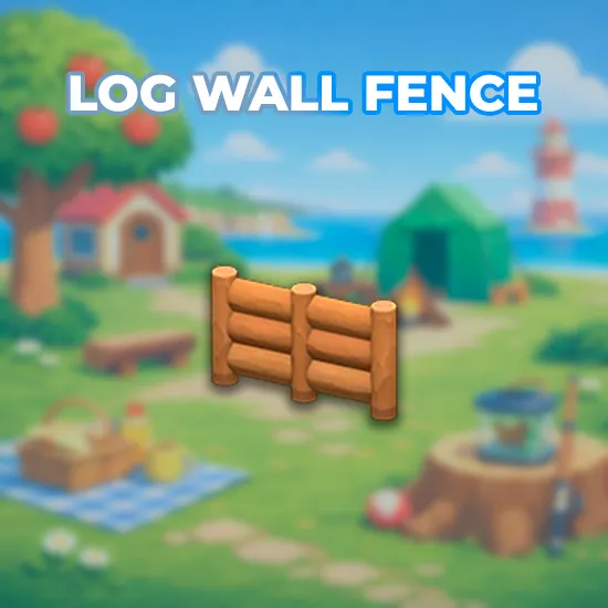 Log Wall Fence