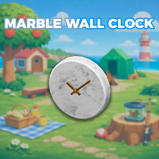 Marble Wall Clock