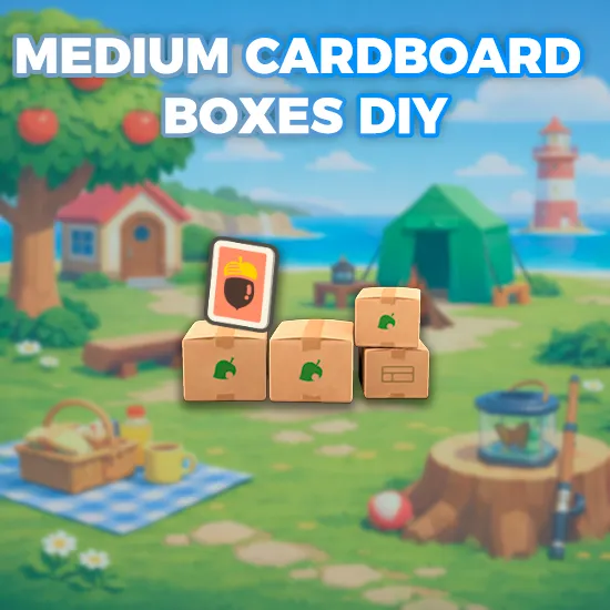 Medium Cardboard Boxes DIY
