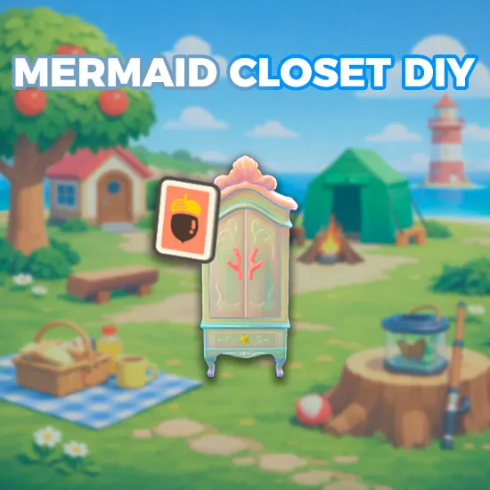 Mermaid Closet DIY