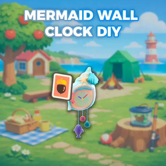 Mermaid Wall Clock DIY