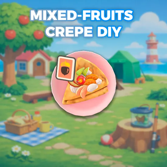 Mixed-Fruits Crepe DIY