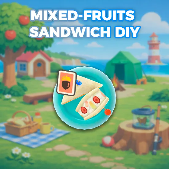 Mixed-Fruits Sandwich DIY