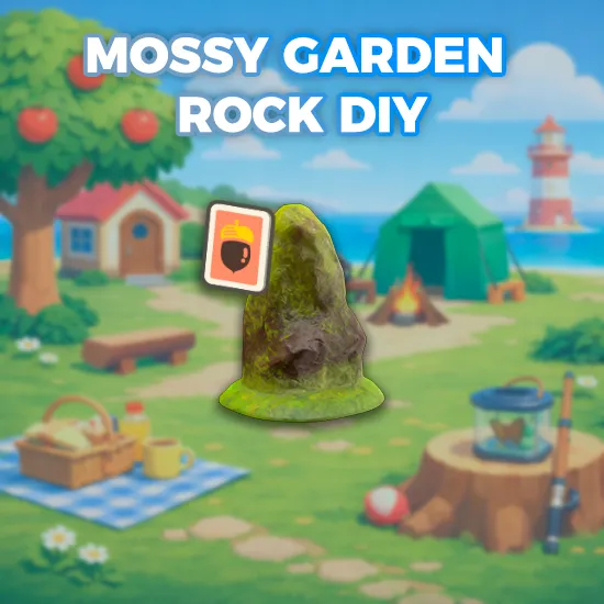 Mossy Garden Rock DIY