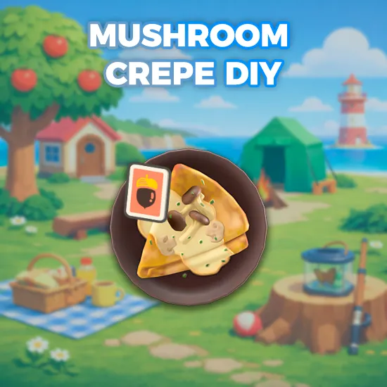 Mushroom Crepe DIY