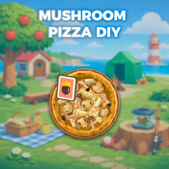 Mushroom Pizza DIY