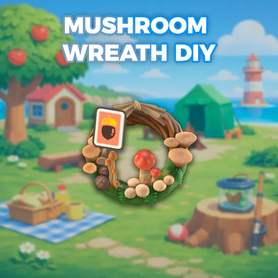 Mushroom Wreath DIY