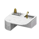 Marble Kitchen Island