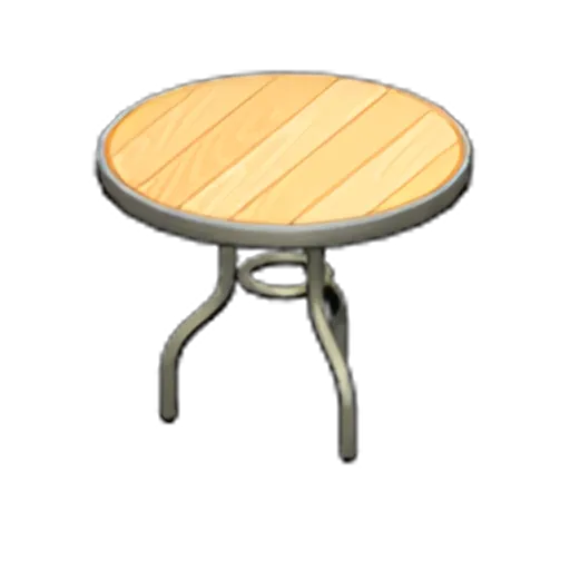 Metal-And-Wood Table