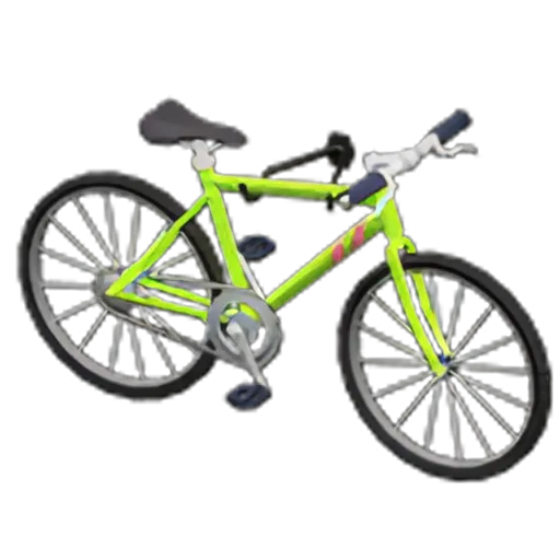 Mounted Mountain Bike