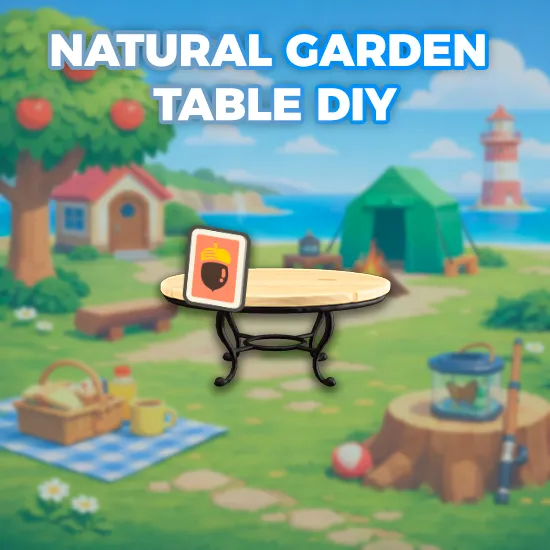 Natural Garden Table DIY