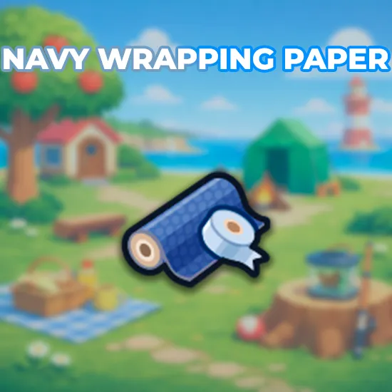 Navy Wrapping Paper