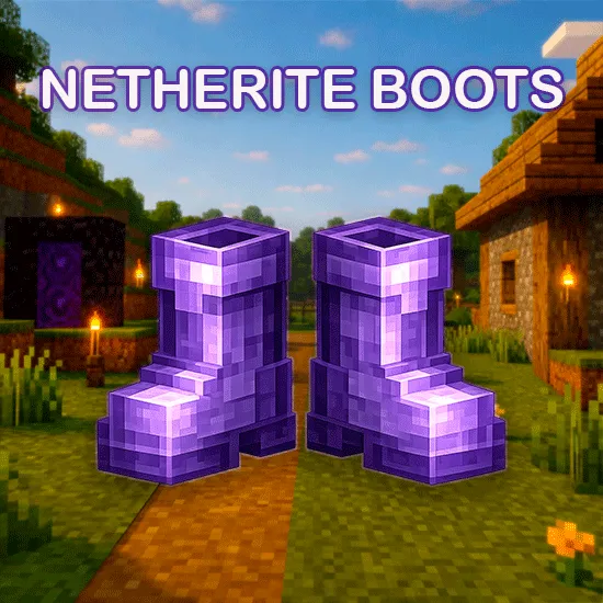 Netherite Boots Max Enchant