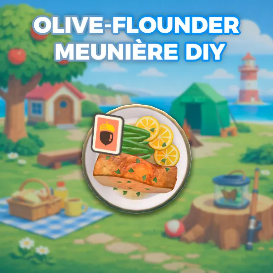 Olive-Flounder Meunière DIY
