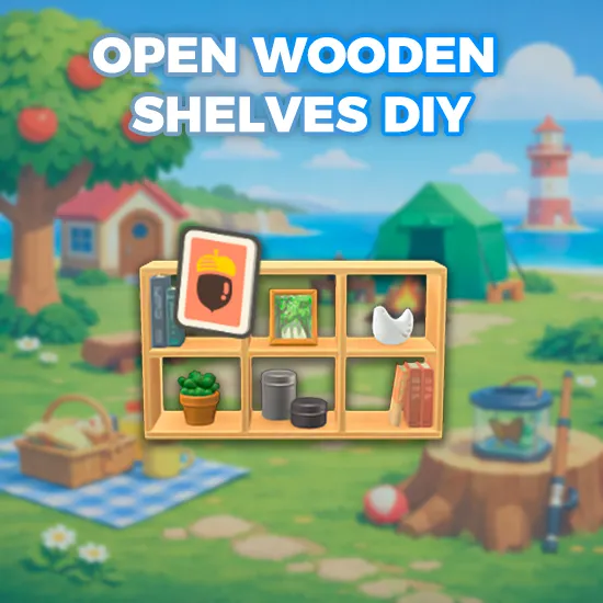 Open Wooden Shelves DIY