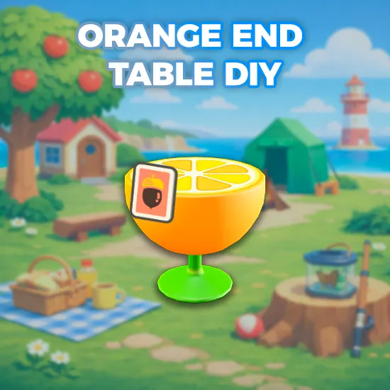 Orange End Table DIY