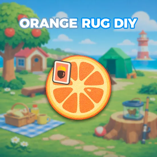 Orange Rug DIY