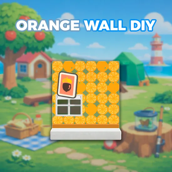 Orange Wall DIY