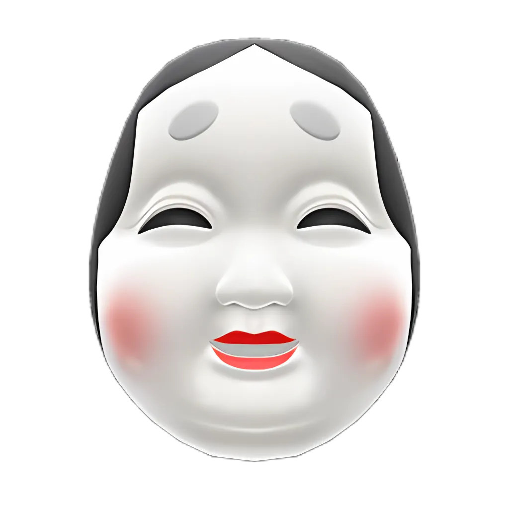 Okame Mask