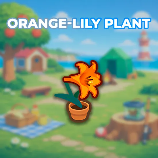 Orange-Lily Plant