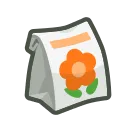 Orange-Windflower Bag