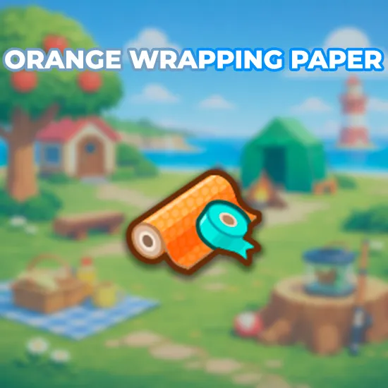 Orange Wrapping Paper