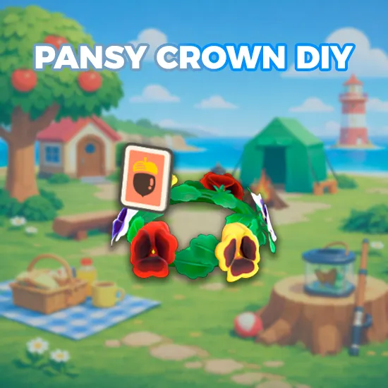 Pansy Crown DIY