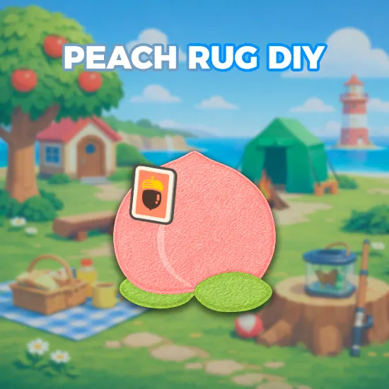 Peach Rug DIY