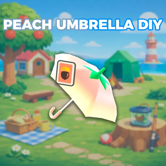 Peach Umbrella DIY