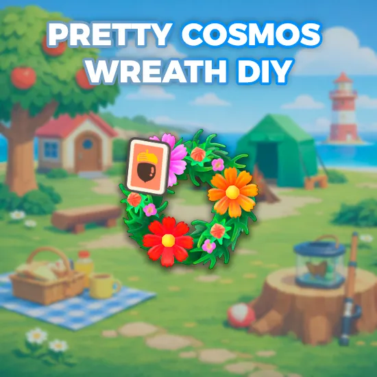 Pretty Cosmos Wreath DIY