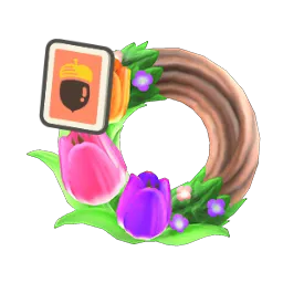 Pretty Tulip Wreath DIY