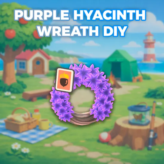 Purple Hyacinth Wreath DIY