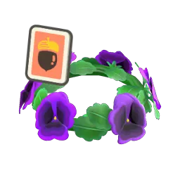 Purple Pansy Crown DIY