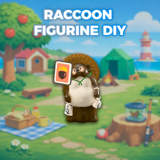 Raccoon Figurine DIY