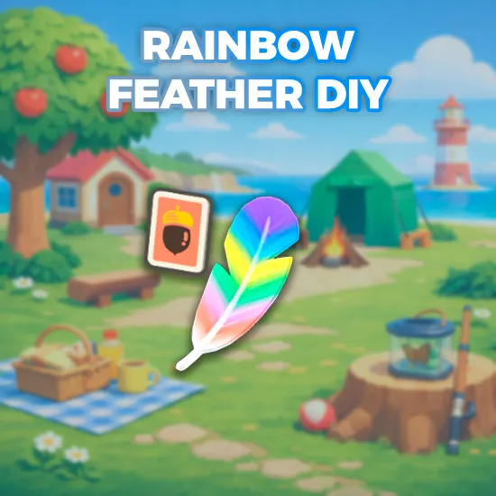 Rainbow Feather DIY