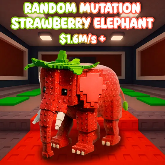 Random Mutation Strawberry Elephant $1.6B/S +