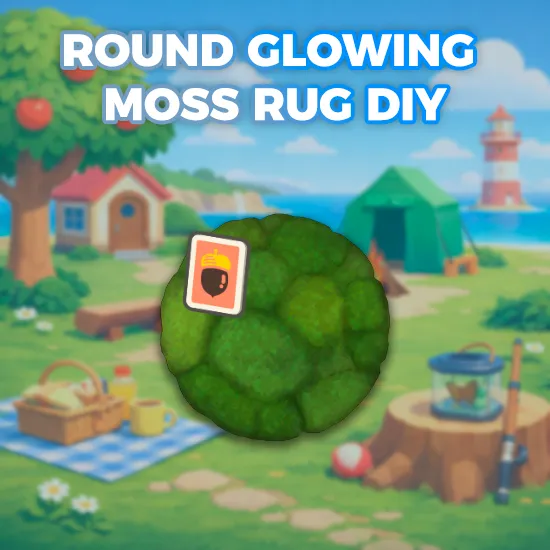 Round Glowing-Moss Rug DIY