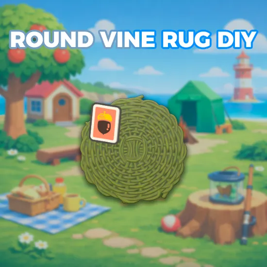 Round Vine Rug DIY