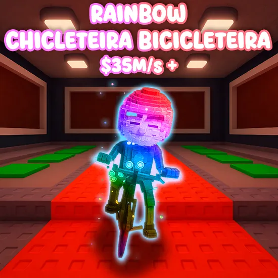 Rainbow Chicleteira Bicicleteira $35m/s