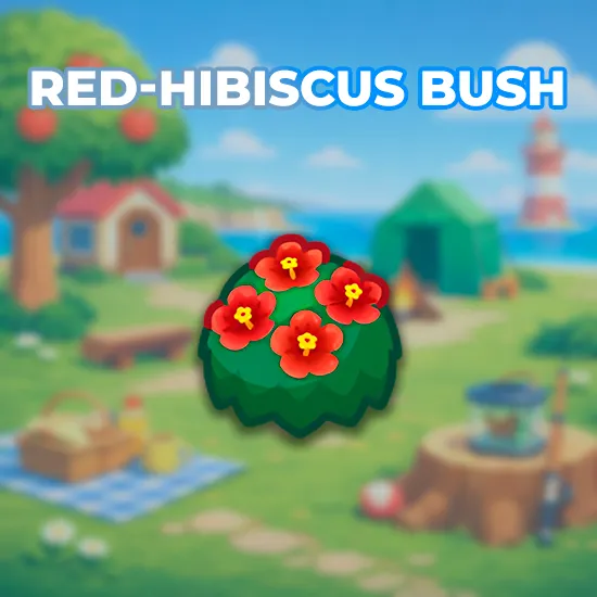 Red-Hibiscus Bush
