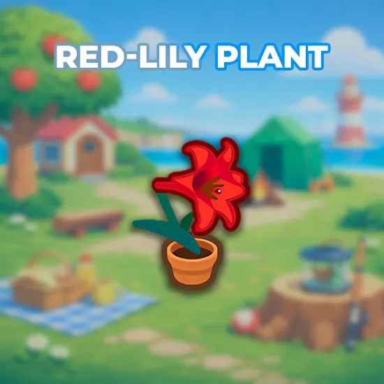 Red-Lily Plant
