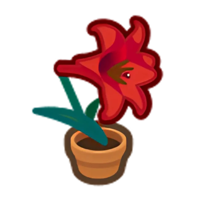 Red-Lily Plant