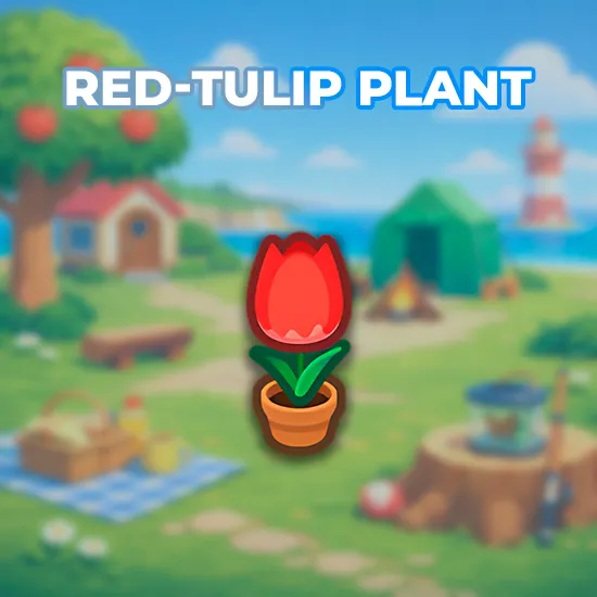 Red-Tulip Plant