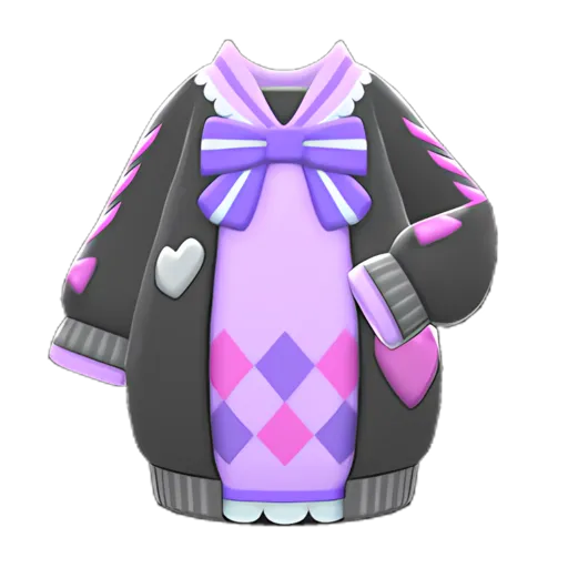 Ribbons & Hearts Knit Dress